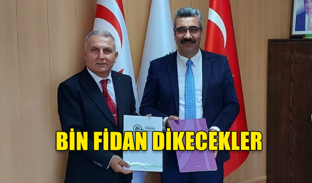 YAYIN YÜKSEK KURULU İLE ORMAN DAİRESİ İŞ BİRLİĞİNDE BİN FİDAN DİKECEK