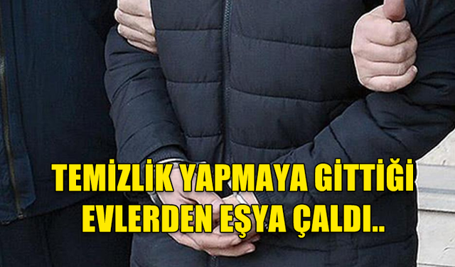 HIRSIZ TEMİZLİKÇİNİN İKİ FARKLI EVDEN DAHA EŞYA ÇALDIĞI ORTAYA ÇIKTI!