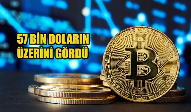 Bitcoin 2021 yılından bu yana ilk kez 57 bin doların üzerini gördü