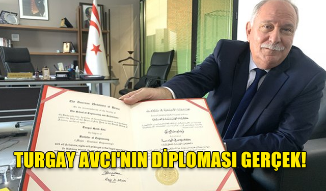 TURGAY AVCI'NIN DİPLOMASI GERÇEK!