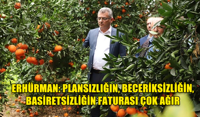 Tufan Erhürman: Plansızlığın, beceriksizliğin, basiretsizliğin faturası çok ağır