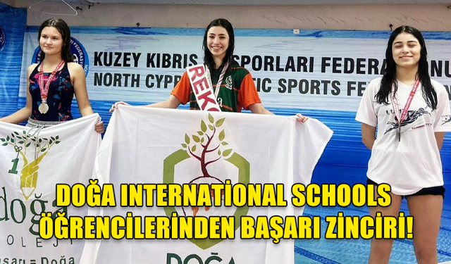 DOĞA INTERNATİONAL SCHOOLS ÖĞRENCİLERİNDEN GURURLANDIRAN BAŞARILAR ZİNCİRİ!