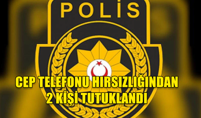 CEP TELEFONU HIRSIZLIĞINDAN 2 KİŞİ TUTUKLANDI