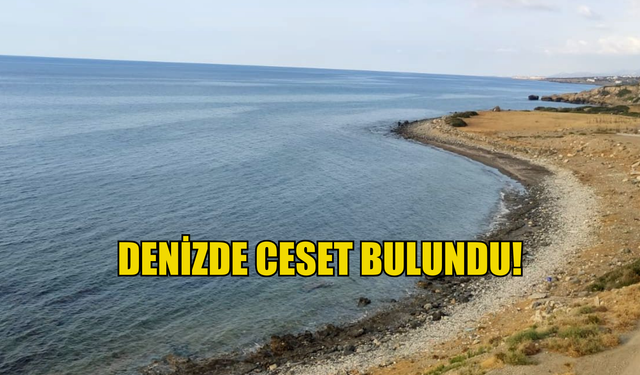 Denizde ceset bulundu