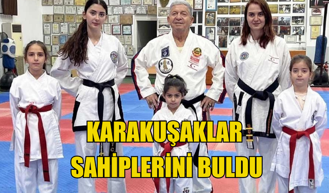 Karakuşaklar sahiplerini buldu