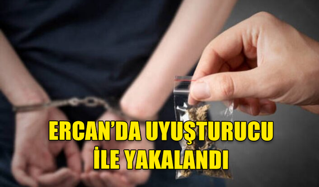 ÜLKEYE GİRİŞ YAPTIĞI SIRADA ÜZERİNDE UYUŞTURUCU BULUNDU..TUTUKLANDI