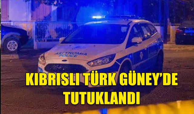 Kuzey'den Güney'e silah götürdüğü tespit edilen Kıbrıslı Türk Güney'de tutuklandı