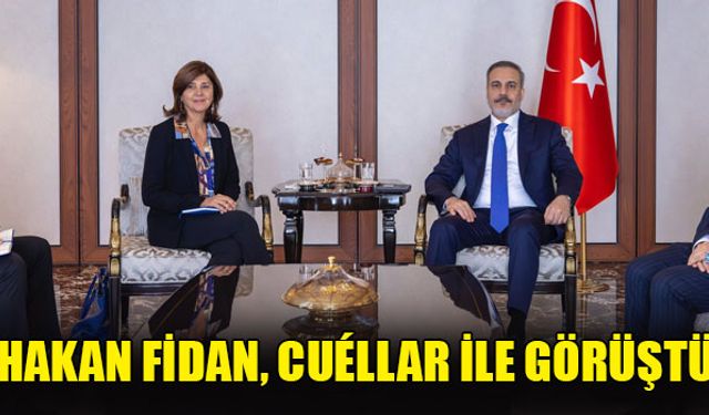 HAKAN FİDAN, MARÍA ANGELA HOLGUÍN CUÉLLAR İLE GÖRÜŞTÜ