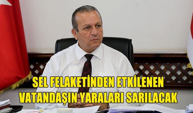 SEL FELAKETİNDEN ETKİLENEN VATANDAŞIN YARALARI SARILACAK