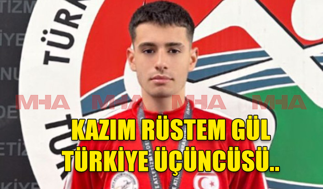 Kazım Rüstem Gül, Türkiye U18 Salon Atletizm Şampiyonası'nda Üçüncü Oldu