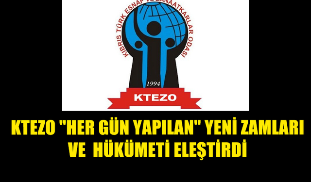 KTEZO: TEMEL SORUNLAR ÇÖZÜLMEDEN SADECE MAAŞ, VERGİ, PRİM ARTIŞIYLA SORUNLAR DAHA DA BÜYÜYECEK