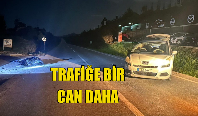 Motosikletli, alkollü sürücüye çarptı: 1 ölü