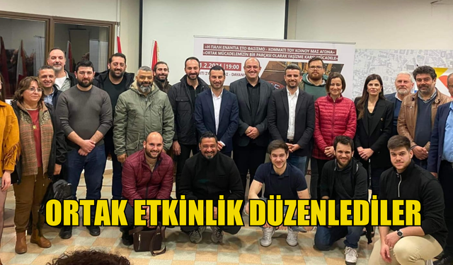 CTP ve AKEL Lefkoşa İlçeleri ortak etkinlik düzenledi