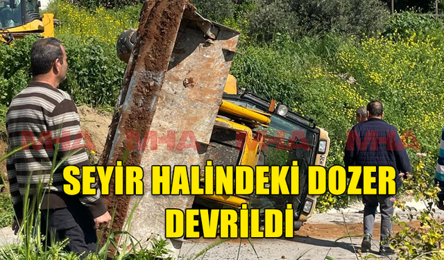 Mehmetçik - Pamuklu arasında iş aracı devrildi