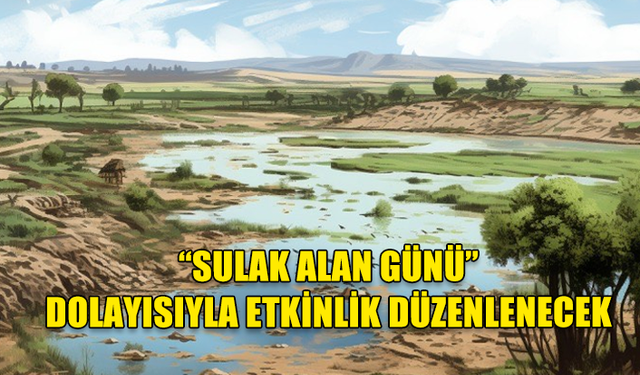 DÜNYA SULAK ALANLAR GÜNÜ DOLAYISIYLA YARIN ETKİNLİK DÜZENLENECEK