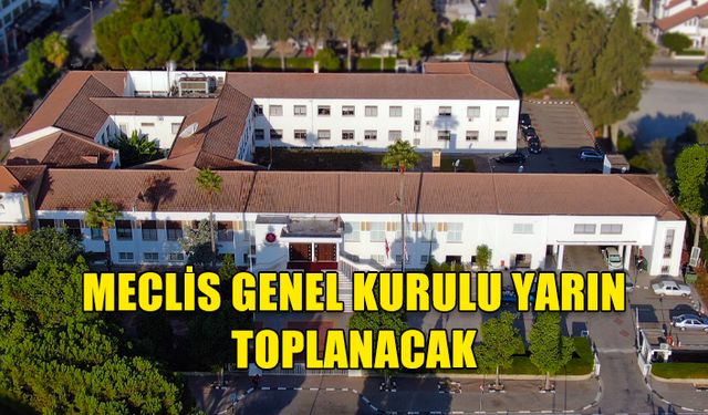 Meclis Genel Kurulu yarın toplanacak