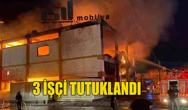 Işıl Reklam’da çıkan yangın tamamen söndürüldü