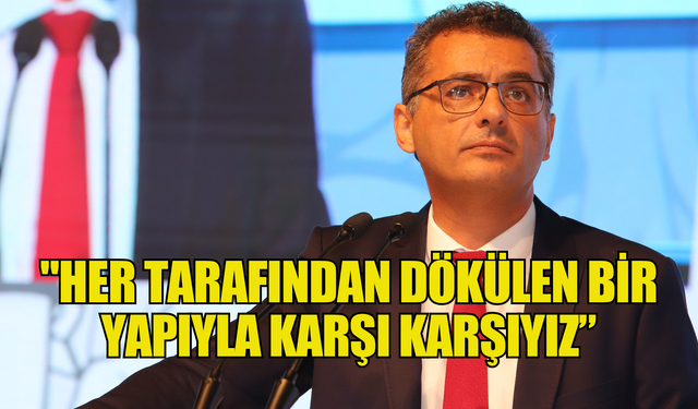 Erhürman: "Her tarafından dökülen bir yapıyla karşı karşıyız, siyasetçinin görevi çözüm üretmektir"