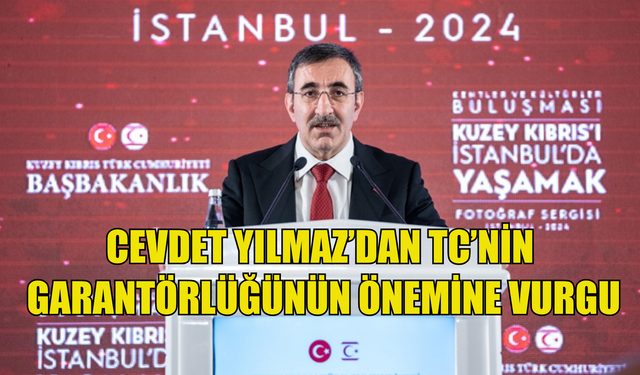 TC Cumhurbaşkanı Yardımcısı Yılmaz, KKTC Kentler ve Kültürler Buluşması'nda konuştu