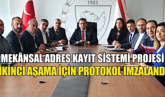 Mekânsal Adres Kayıt Sistemi Projesi ikinci aşaması için protokol imzalandı