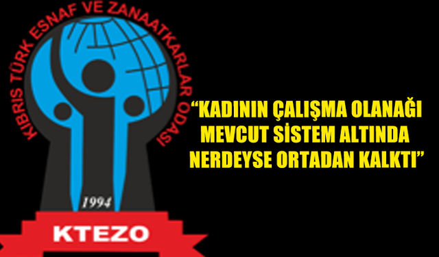 KTEZO: “Kadının çalışma olanağı mevcut sistem altında nerdeyse ortadan kalktı”