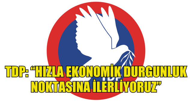 TDP: “Hızla ekonomik durgunluk noktasına ilerliyoruz”