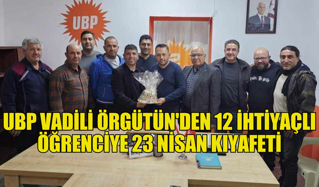 UBP Vadili Örgütü öğrencileri sevindirdi