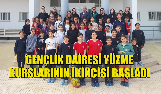 Gençlik Dairesi yüzme kurslarının ikincisi başladı