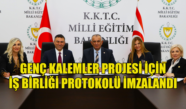 Genç Kalemler Projesi için iş birliği protokolü imzalandı