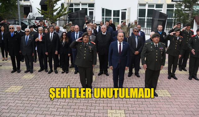 18 Mart Şehitler Günü… Tekke Bahçesi Şehitliği’nde anma töreni düzenlendi