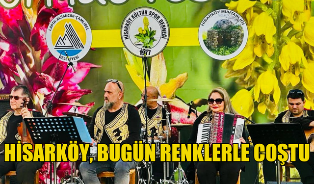 Hisarköy, bugün renklerle coştu: Orkide Festivali