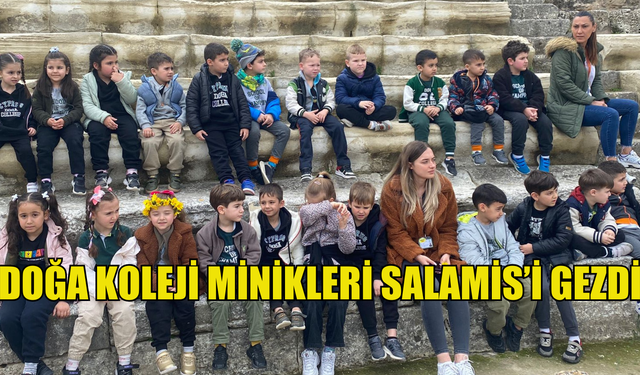 Doğa Koleji Öğrencileri Salamis Harabeleri'ni gezdi