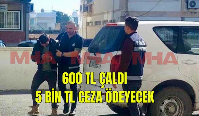 Camideki bağış kutusundan para çaldı