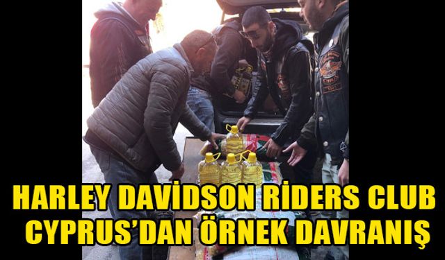 Harley Davidson Riders Club Cyprus’dan örnek davranış