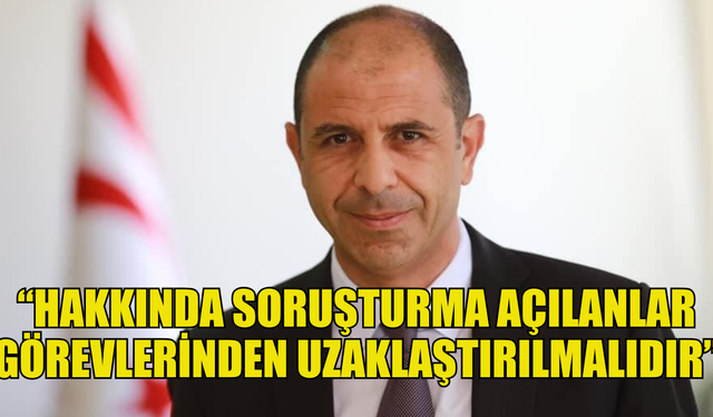 Özersay çağrısını yineledi