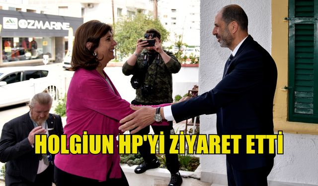 Holgiun HP'yi ziyaret etti