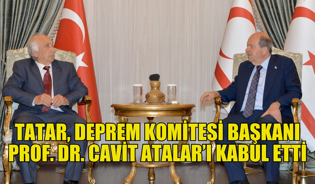 Cumhurbaşkanı Tatar: “Cumhurbaşkanlığı Deprem Komitesinin telkinleri dikkate alınmalı”