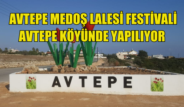 7. Avtepe Medoş Lalesi Festivali Pazar günü Avtepe köyünde yapılıyor