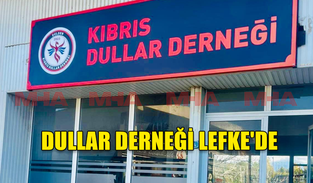 Çetin Sadeli'nin başkanlığını yaptığı Dullar Derneği'nin 3. şubesi Lefke'de açıldı