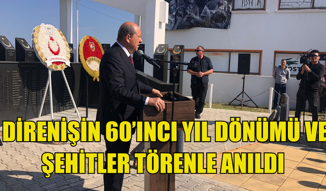 Gaziveren ve Çamlıköy direnişinin 60’ıncı yıl dönümü ve şehitler törenle anıldı