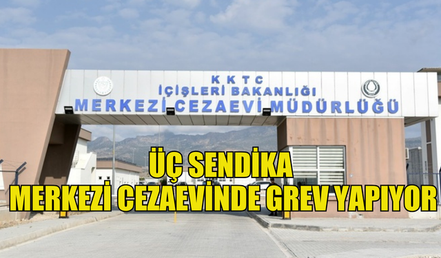 Üç sendika Merkezi Cezaevinde grev yapıyor