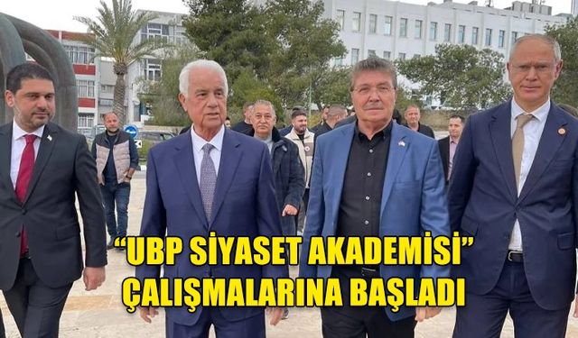 “UBP Siyaset Akademisi” çalışmalarına başladı, ilk dersi Derviş Eroğlu verdi