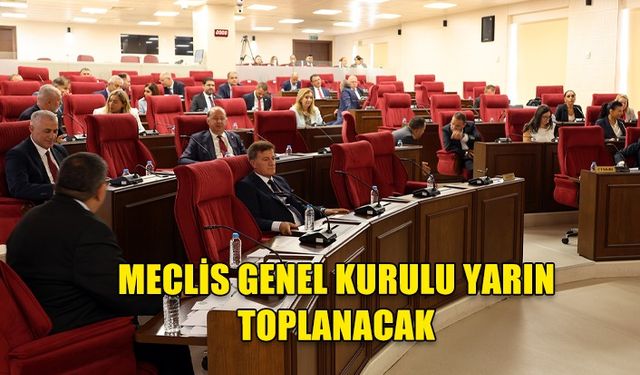 Meclis Genel Kurulu yarın toplanacak