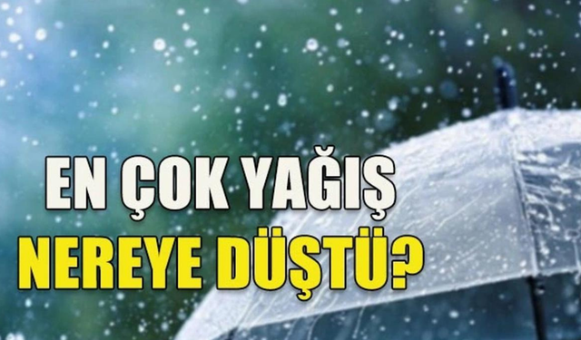 En çok yağış Güzelyurt bölgesinde kaydedildi