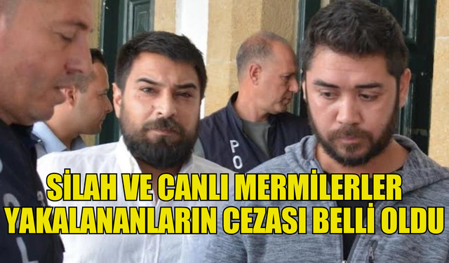 Silah ve canlı mermilerle yakalanan zanlılar 1 ay tutuklu kalacak