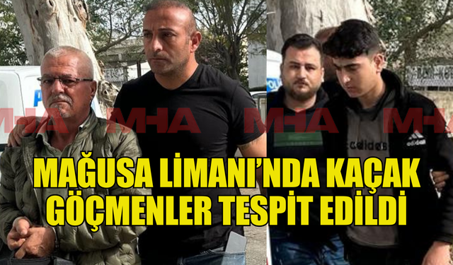 Mağusa Limanı'nda tespit edilen Suriyeli göçmenler tutuklandı