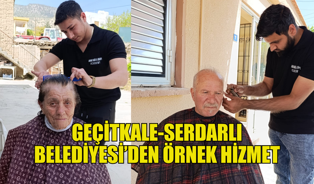 Geçitkale-Serdarlı Belediyesi'nden bayrama özel hizmet: evde kuaför ve berber