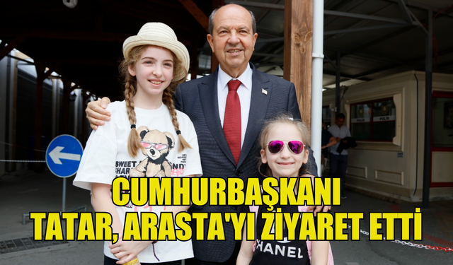 Cumhurbaşkanı Tatar, Arasta'yı ziyaret etti