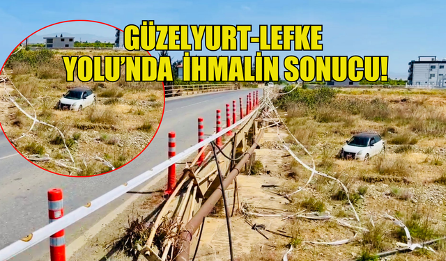 Eski Güzelyurt-Lefke Yolu köprüsünde yaşanan korkuluk eksikliği nedeniyle kazalar artıyor!