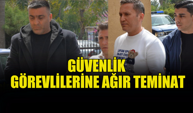 Lojmanda silah bulunduran güvenlik görevlilerine ağır teminat!